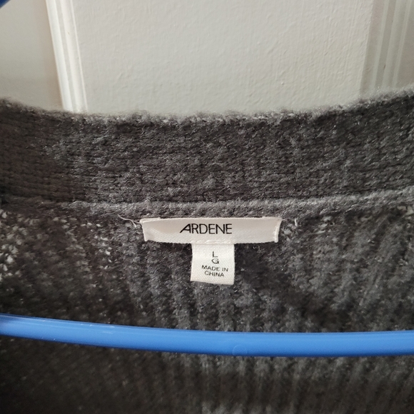 Charcoal Grey Knit Cardigan - Picture 4 of 4